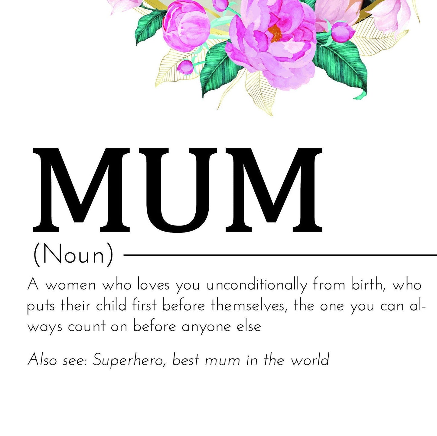 Mum Dictionary Definition