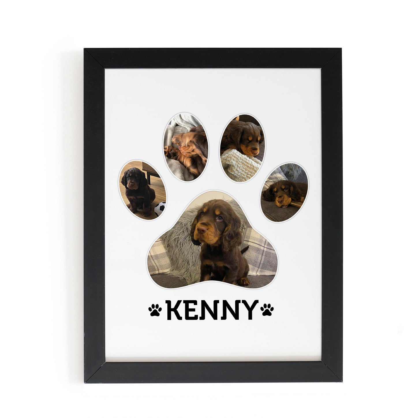 Personalised Paw Print, Photo Collage Design, Personalised Photo Collage, Framed Animal Artwork, Digital Prints, Gifts for Pets