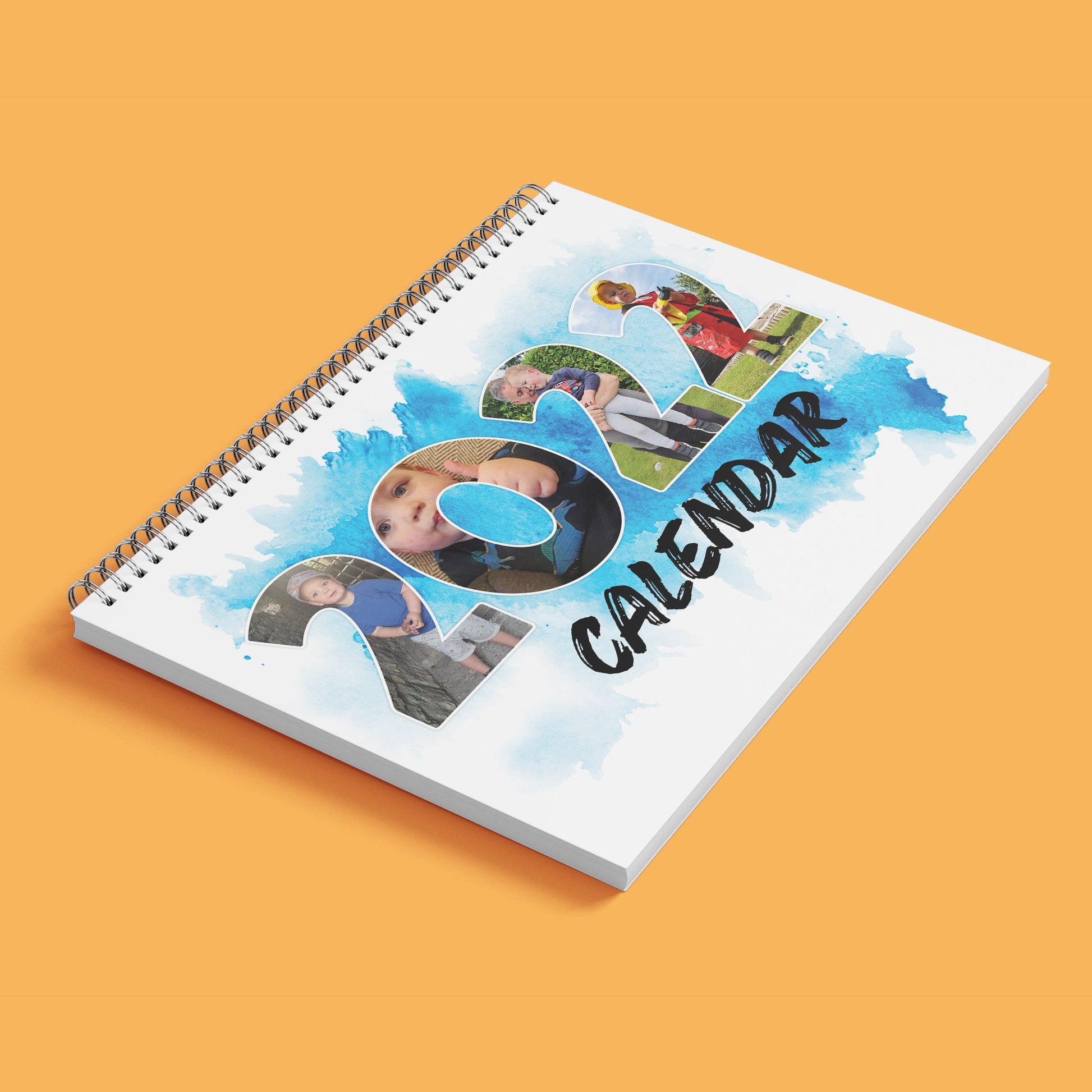 Personalised Photo Calendar 2022, Create a Calendar with Your Photos, Image Word Art Calendar, A4 Photo Calendar 2022, Christmas Gift Ideas