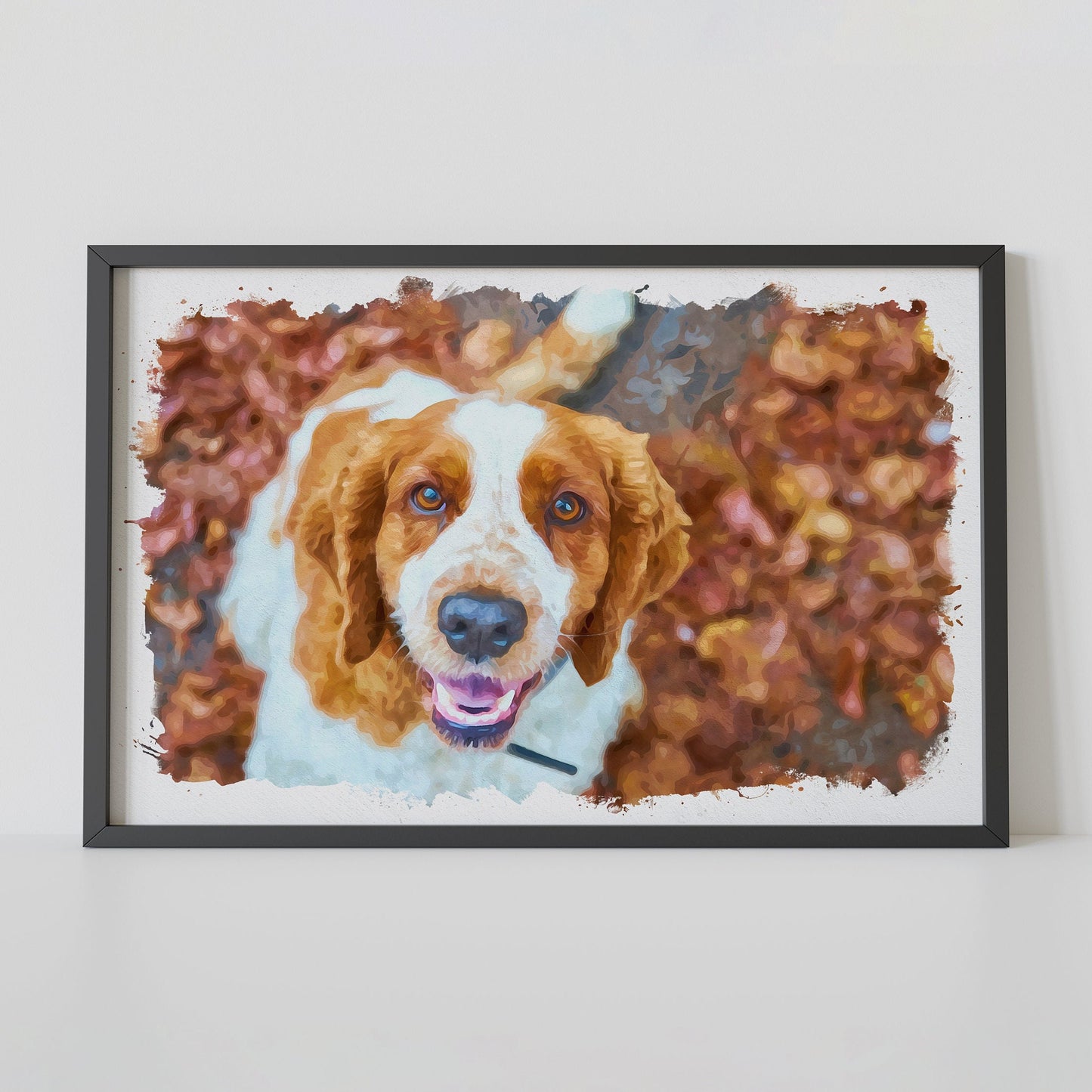 Personalised Watercolour Art, Digital Family Photo Portrait, Pet Portrait, Watercolour Landscape, Personalised Gift, Image from Photo