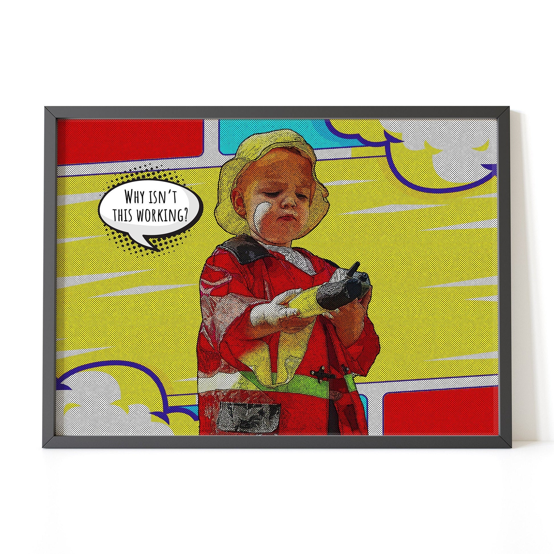 Custom Comic Portrait, Cartoon Portrait, Personalised Gift, Comic Art from Photo, Cartoon Print, Wedding Gift, Gifts for Kids, Mums & Dads