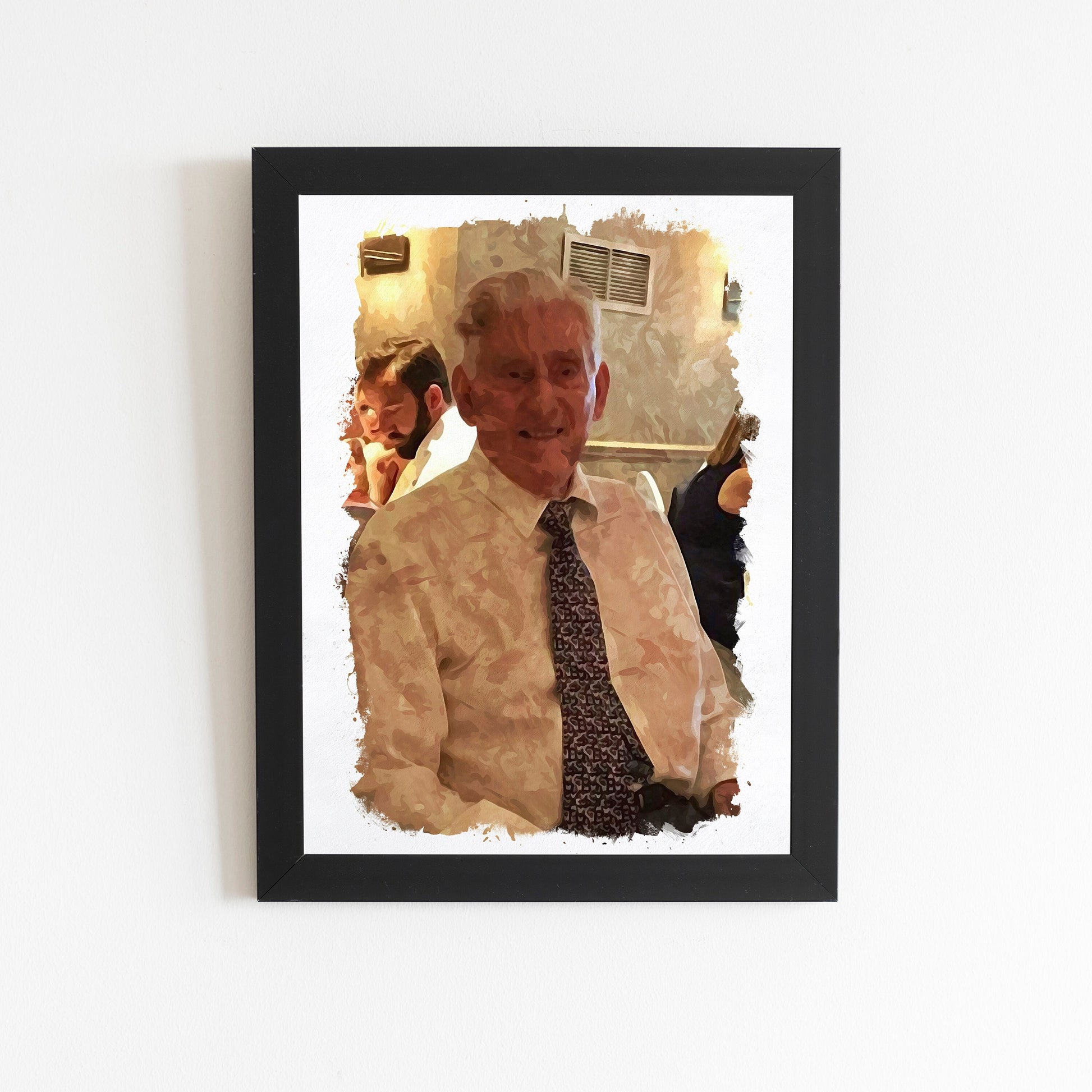 Personalised Watercolour Art, Digital Family Photo Portrait, Pet Portrait, Watercolour Landscape, Personalised Gift, Image from Photo