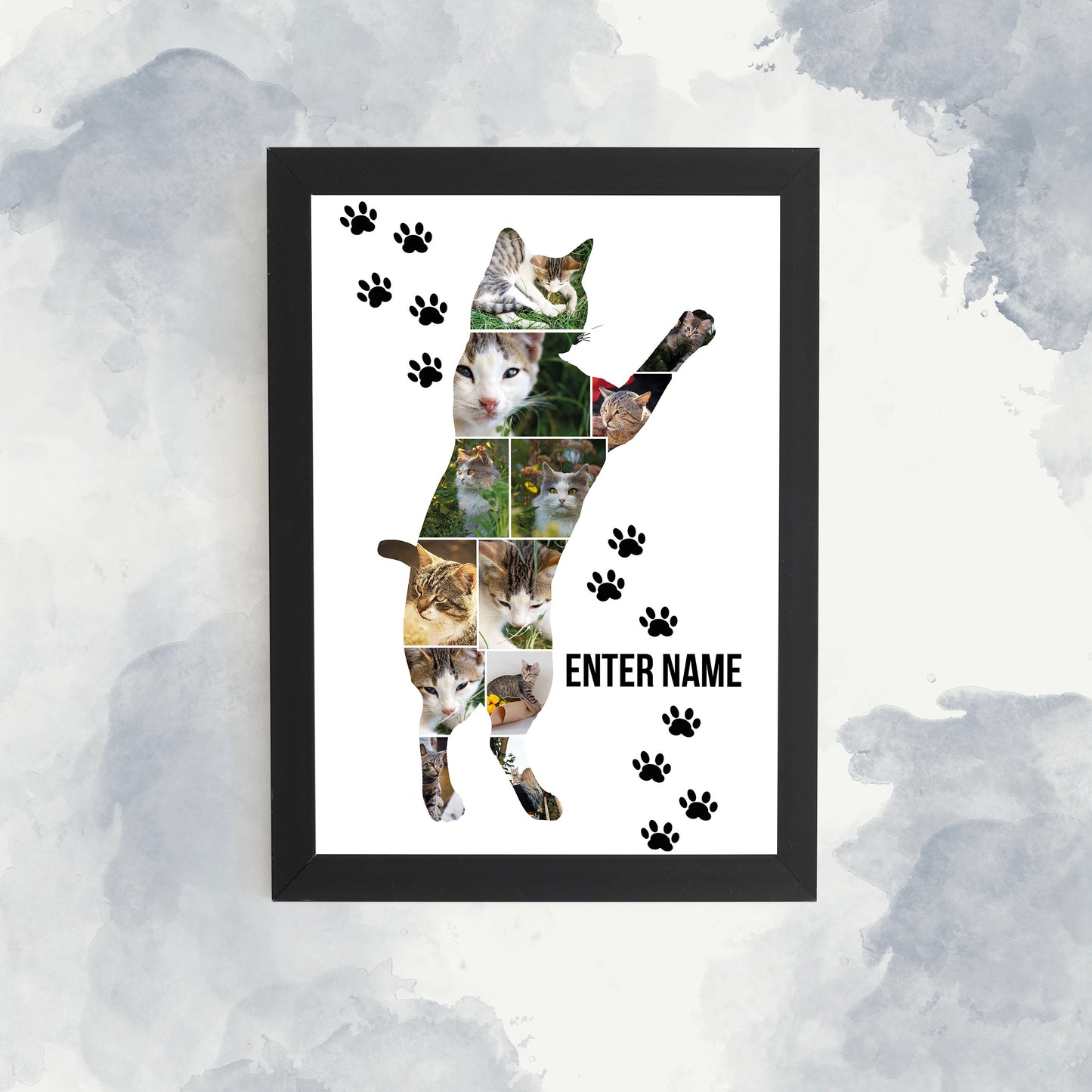 Personalised Photo Collage, Custom Silhouette Photo Collage, Unique Shaped Image Collage, Photo Collage Designed for You, Gift Ideas