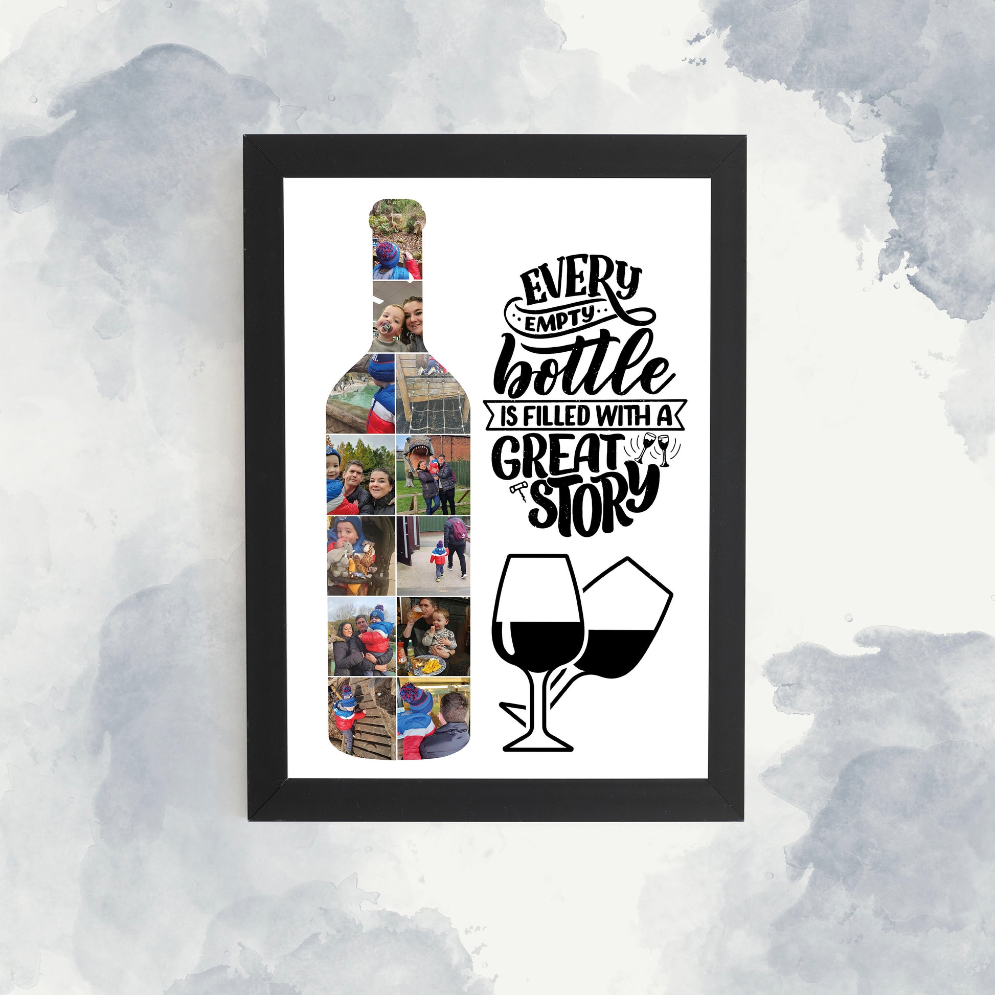 Personalised Photo Collage, Custom Silhouette Photo Collage, Unique Shaped Image Collage, Photo Collage Designed for You, Gift Ideas