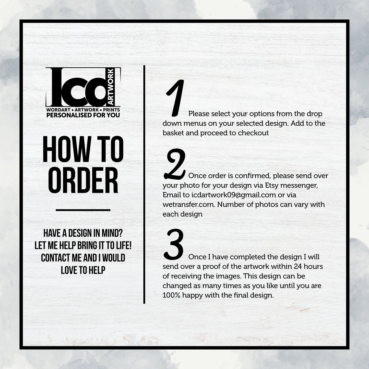 Personalised Photo Collage Wall Art Print Framed