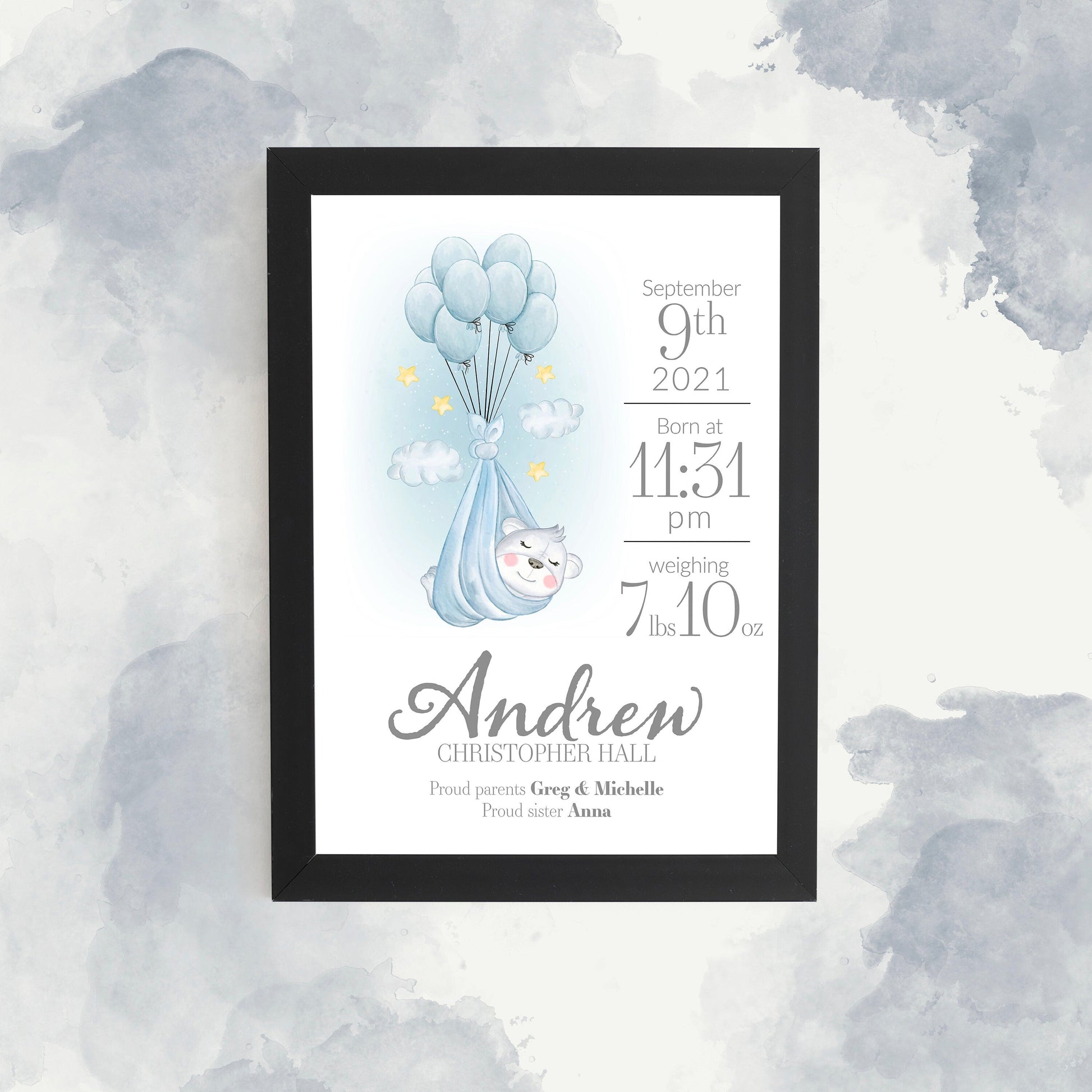 New Born Baby Personalised Nursery