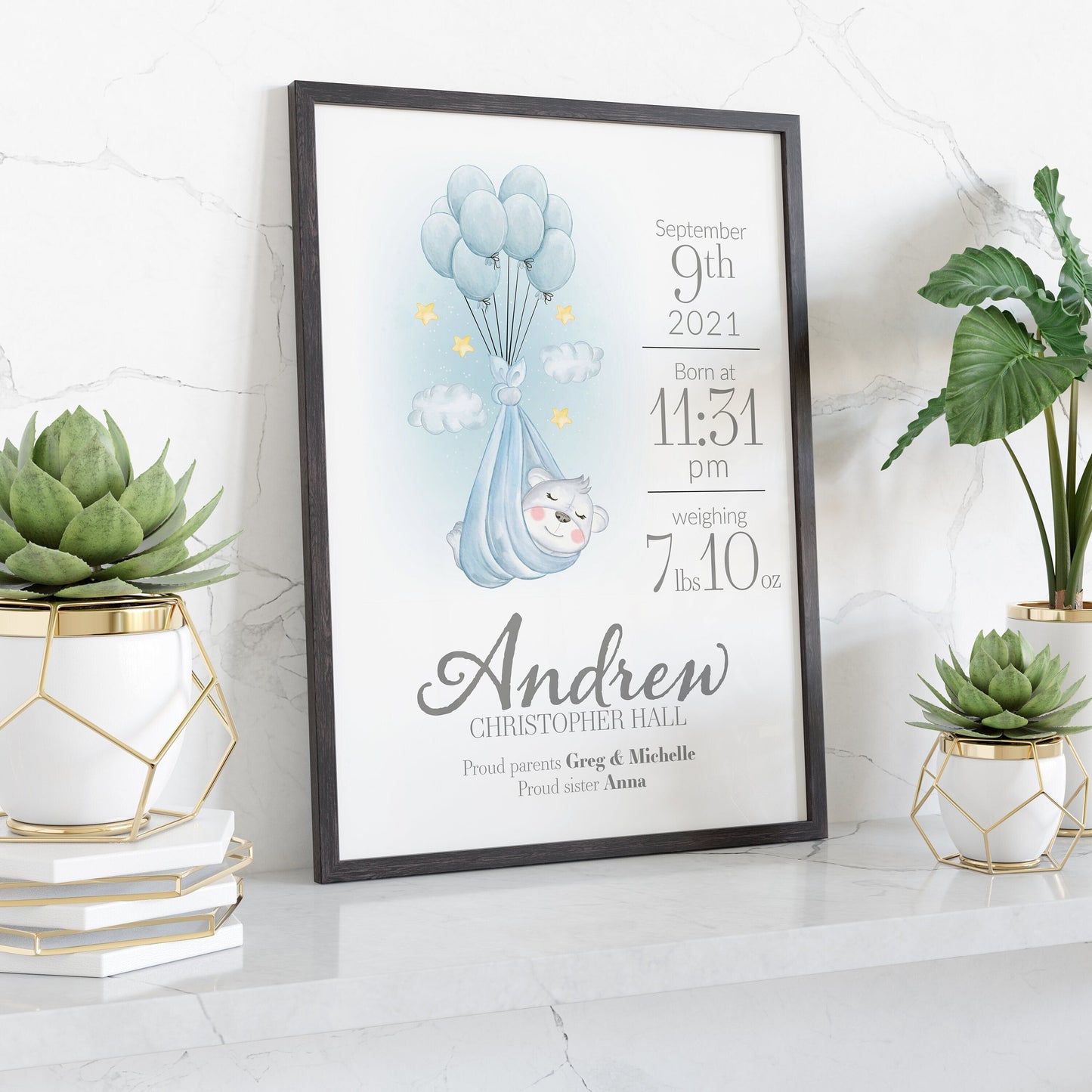 New Born Baby Personalised Nursery