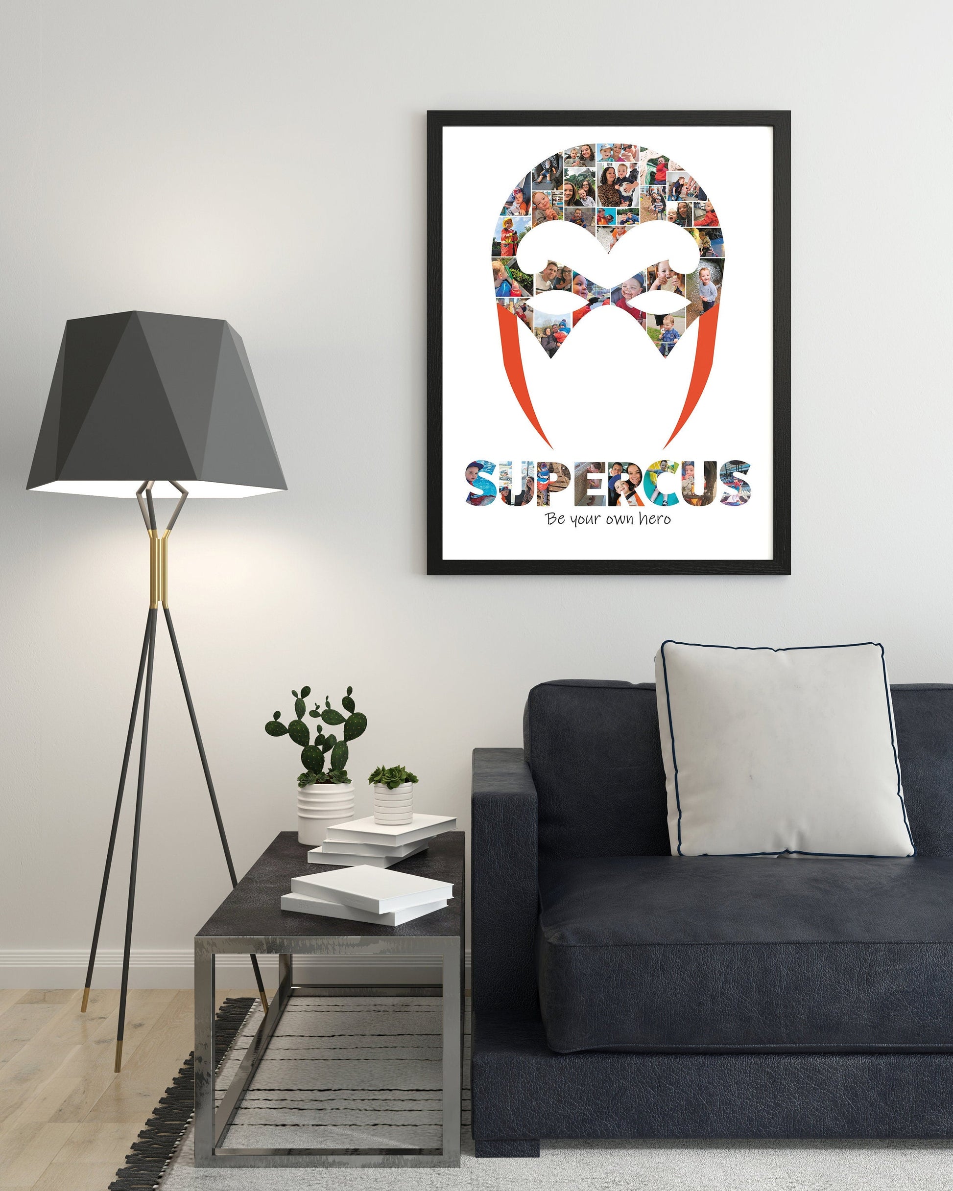 Superhero Mask Print