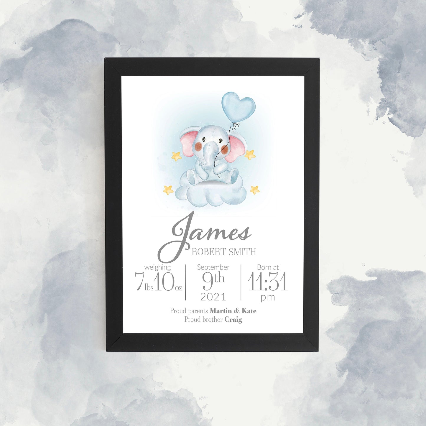 New Born Baby Personalised Nursery