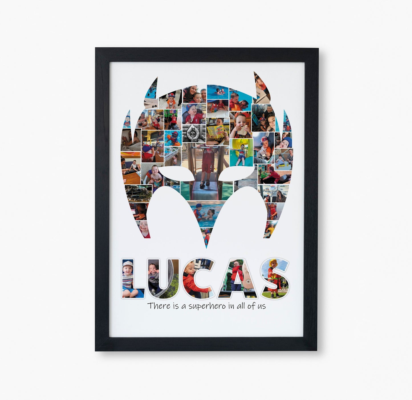 Superhero Mask Print