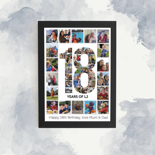18th Birthday Print