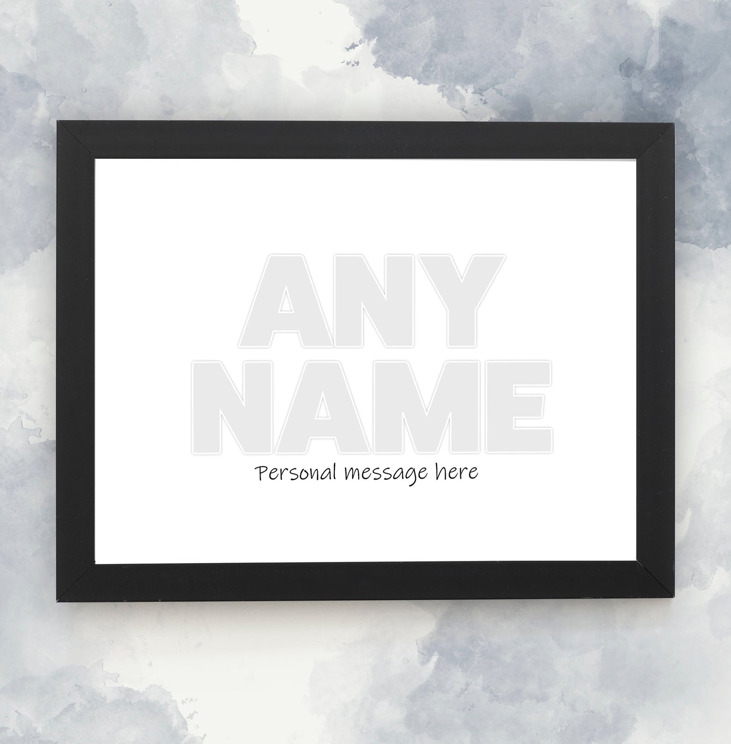 Any Word Photo Collage, Personalised Word Print, Custom Design your own Word, Custom Photo Collage, Framed Art Print, Unique Gifts