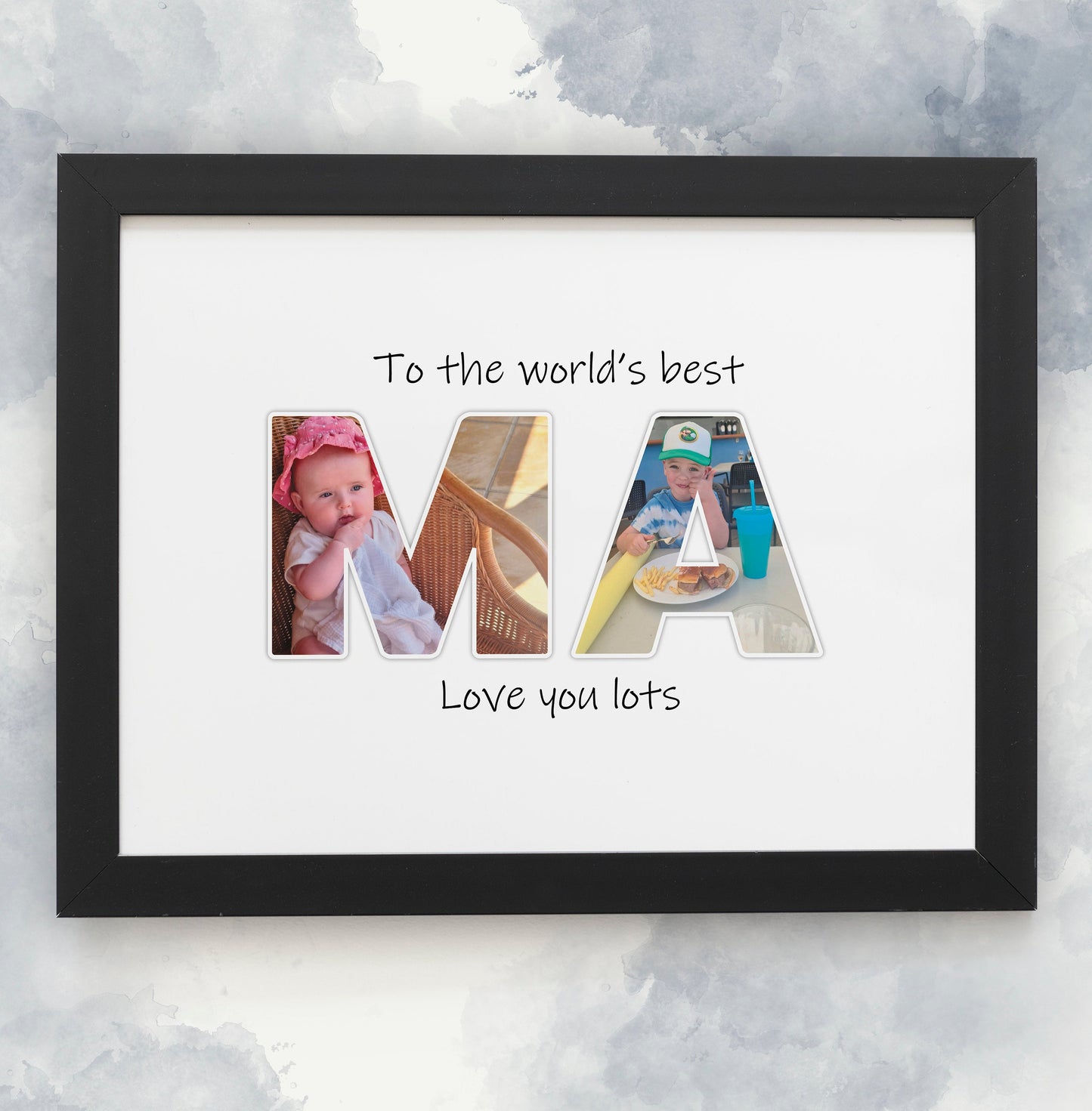 Mama Photo Frame, Personalised Mom Photo Print, Custom Gifts for Mother, Family Digital Print, Christmas Gift for Mummy