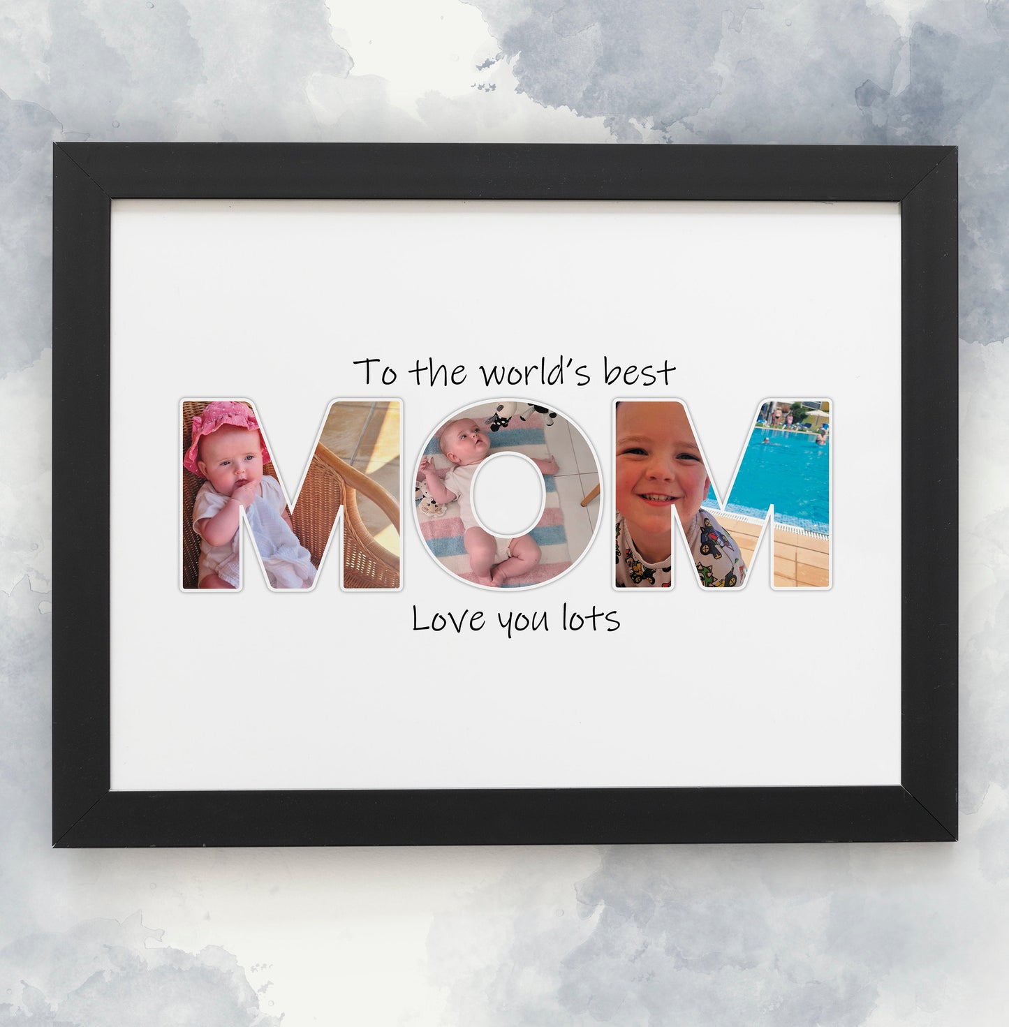 Mama Photo Frame, Personalised Mom Photo Print, Custom Gifts for Mother, Family Digital Print, Christmas Gift for Mummy