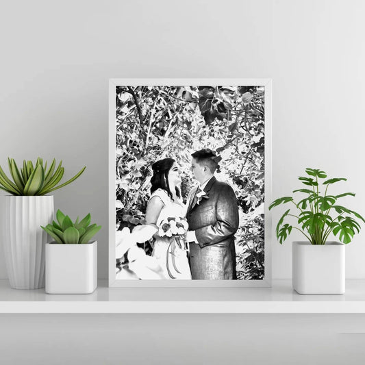 Custom Portrait Sketch From Photo, Family Photo Portrait, Digital Art, Framed, Personalised Gift, Great Christmas Gift, For Him, For Her