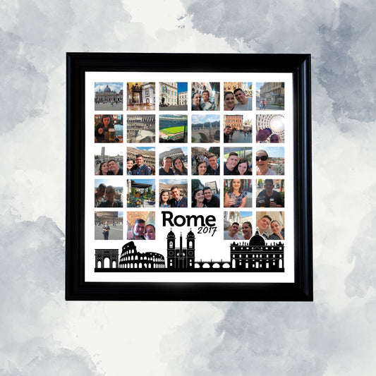 Personalised Photo Collage, Holiday Memories, Family Print, City Break Picture, Wall Décor, Photo Collage Wall Art, Great Gift Ideas