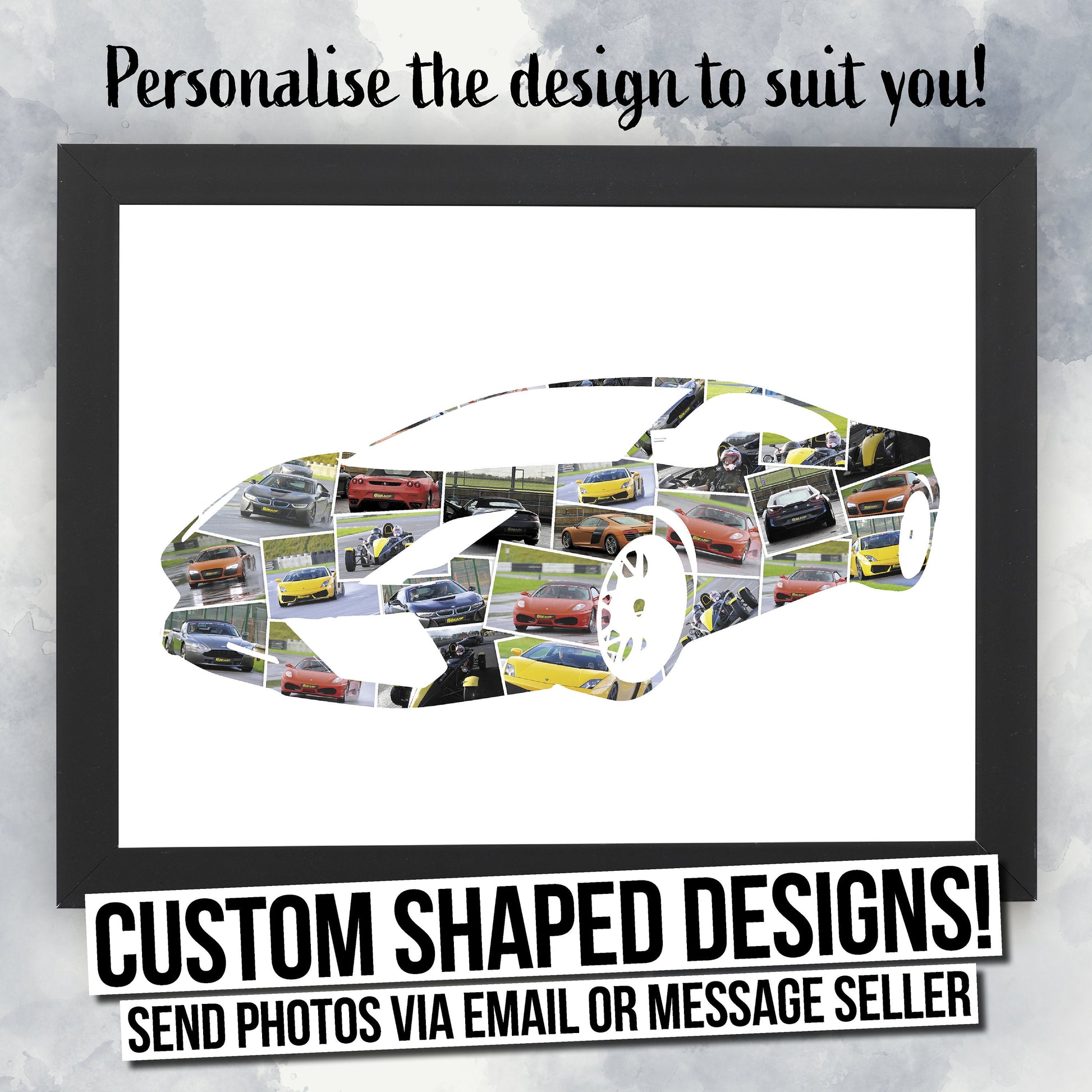 Personalised Photo Collage, Custom Shape Photo Collage, Unique Framed Collage Gift, Shaped Collage Prints, Christmas Gift for Family,
